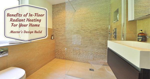 In-Floor radiant heating in a upscale bathroom.